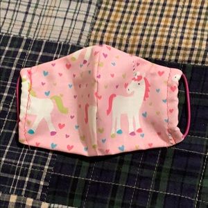 Unicorn face mask ages up to 4 years old